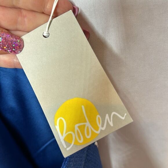 Boden Blue Floral Skirt. Size 18L. NWT. - Picture 5 of 6